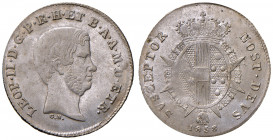 FIRENZE. Leopoldo II di Lorena (1824-1859). Paolo 1858. AG (g 2,63). Gig.55. 
SPL+