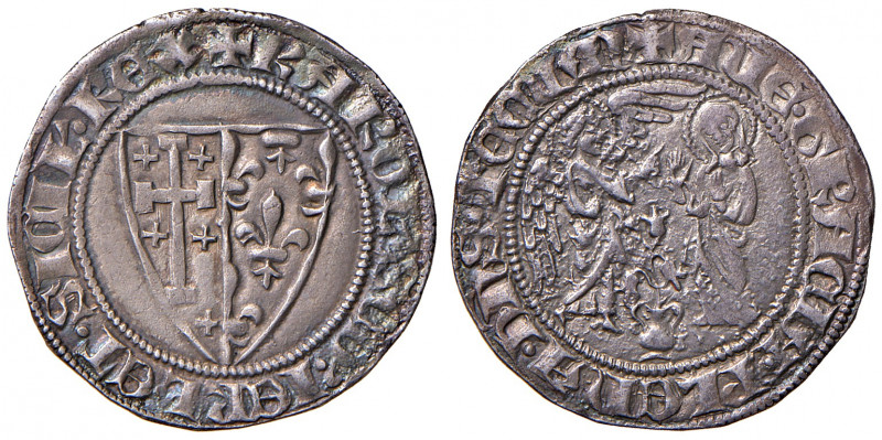 NAPOLI. Carlo II d'Angiò (1285-1309). Saluto. AG (g 3,21). P.R. 2; MIR 23. NC
B...