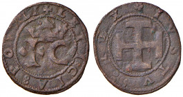 NAPOLI. Giovanna la Pazza con il figlio Carlo (1516-1519). Sestino. AE (g 1,81). Magliocca 15; MIR 122.
qBB