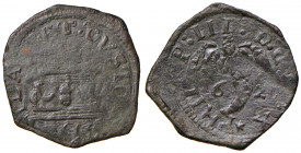 NAPOLI. Filippo III di Spagna (1598-1621). Tornese 1620 CU (g 4,12). Magliocca 78. R
qBB