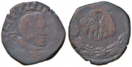 NAPOLI. Filippo IV di Spagna (1621-1665). Tornese 1642? CU. GA/C. (g 5,25). Magliocca 115. RRRRR 
MB+