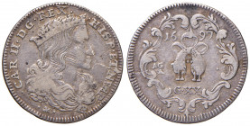 NAPOLI. Carlo II di Spagna (1683-1700). Tarì 1697. AG (g 4,24). Magliocca 28. RR
qBB