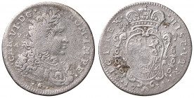 NAPOLI. Carlo VI (1707-1734). Tarì 1731. AG (g 3,96). Magliocca 93. RRRR. Di grande rarità.
MB