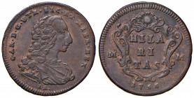 NAPOLI. Carlo di Borbone (1734-1759). Grano 1756. CU (g 6,58). Gig.54; Magliocca 165. NC.
BB+