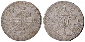 Carlo Emanuele IV (1796-1800). 1 soldo 1797 Torino. MI. Gig.17. R.
BB
