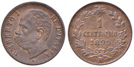 Umberto I (1878-1900). 1 centesimo 1899. CU. Gig.61.
Periziata Esposito Marco
FDC
