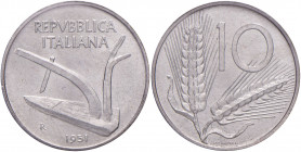 Repubblica Italiana. 10 lire 1951 Spighe. IT. Gig.234.
Periziata Esposito Marco
FDC