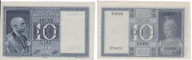 REGNO D'ITALIA. Biglietto di Stato. 10 lire "Impero". 1939 XVIII. Gig.BS18c.
Certificata Esposito Marco
FDS