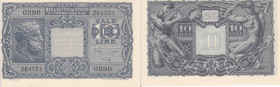REGNO D'ITALIA. Biglietto di Stato. 10 lire "Giove". 23-11-1944. Gig.BS19b.
Certificata Esposito Marco
FDS