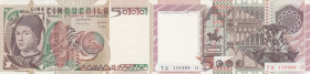 REPUBBLICA. Banca d'Italia. 5000 lire "Antonello da Messina". 03-11-1982. Gig.BI-68C.
Certificata Esposito Marco
FDS
