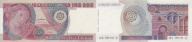 REPUBBLICA. Banca d'Italia. 100000 lire "Botticelli". 01-07-1980. Gig.BI-83B. Ondulazione centrale altrimenti SUP.
SPL+