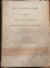 CORPUS NUMMORUM ITALICORUM. – Primo tentativo di un catalogo generale delle monete medioevali e moderne coniate in Italia o da italiani all’estero. - ...