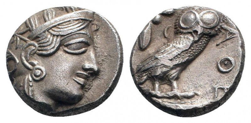 ATTICA. Athens.(Circa 454-404 BC).Tetradrachm.

Obv: Helmeted head of Athena rig...