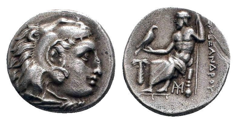 KINGS OF MACEDON. Alexander III.The Great.(336-323 BC). Drachm.Lampsakos.

Obv :...