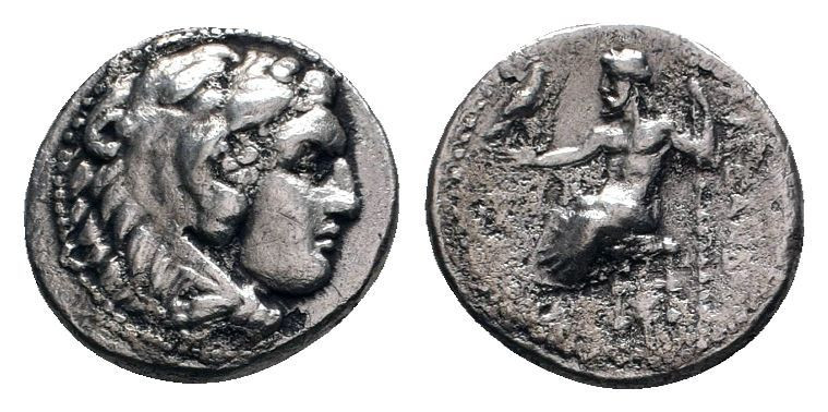 KINGS OF MACEDON. Alexander III.The Great.(336-323 BC). Drachm.Magnesia.

Obv: H...