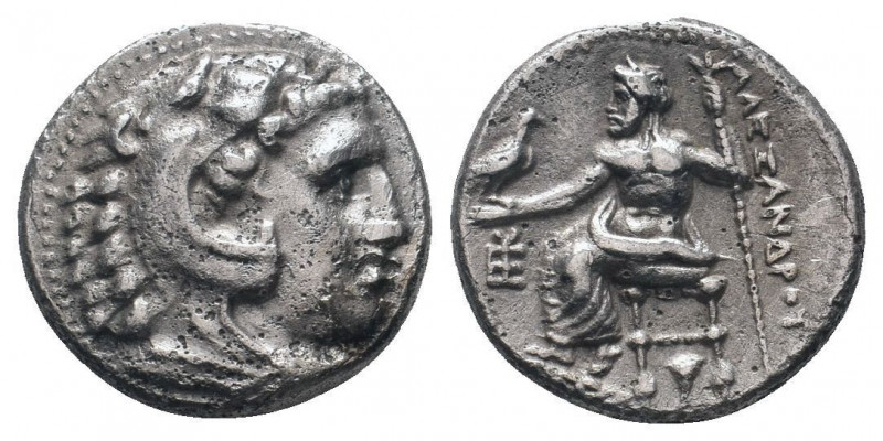 KINGS of MACEDON. Alexander III.The Great.(336-323 BC). Drachm.Sardes.

Obv : He...