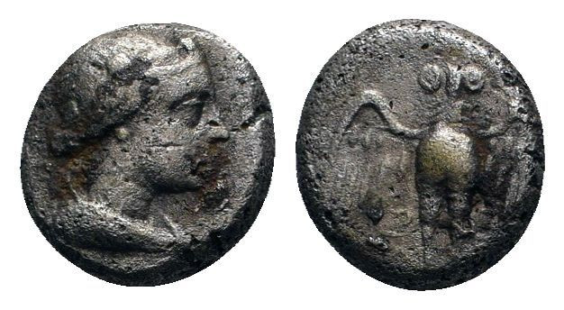 PONTOS.Time of Mithradates VI.(Circa 3rd-2nd Century BC).Drachm or Siglos.Amisos...