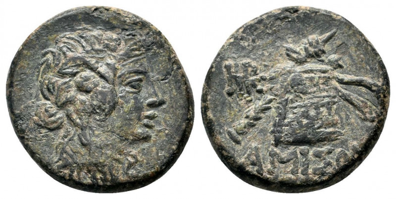 PONTOS.Time of Mithradates VI Eupator (105-85 BC). AE.Amisos.

Obv : Head of Dio...