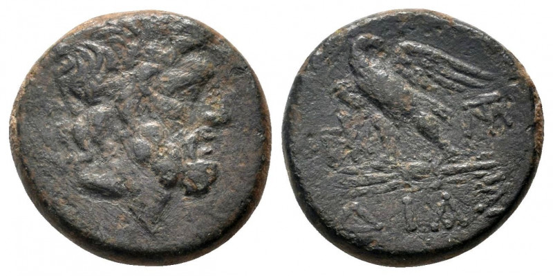 BITHYNIA.(95-70 BC).AE.Dia.

Obv : Laureate head of Zeus right.

Rev : ΔΙΑΣ.
Eag...