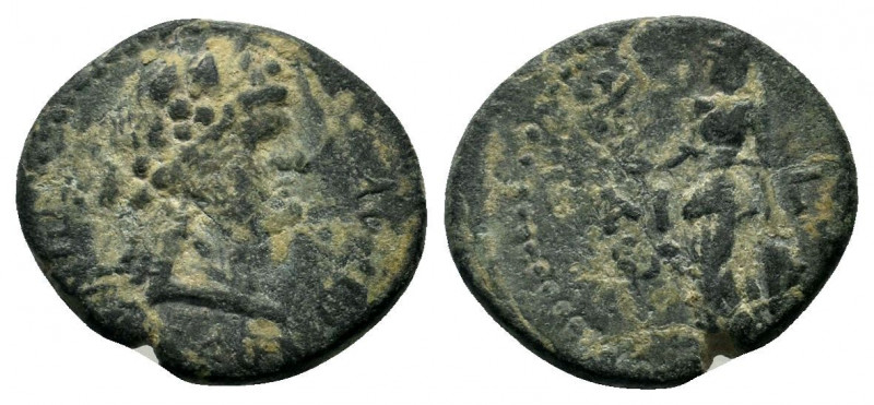 AEOLIS. Aegae. Pseudo-autonomous issue. Time of Vespasian (69-79). Apollonios Ne...