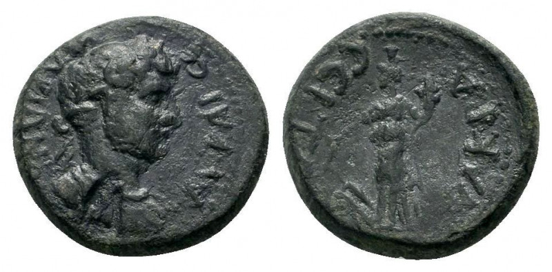 LYDIA. Nacrasa. Hadrian (117-138). Ae.

Obv: ΑΥΤΟ ΤΡΑΙΑΝΟС ΑΔΡΙΑΝΟС.
Laureate an...