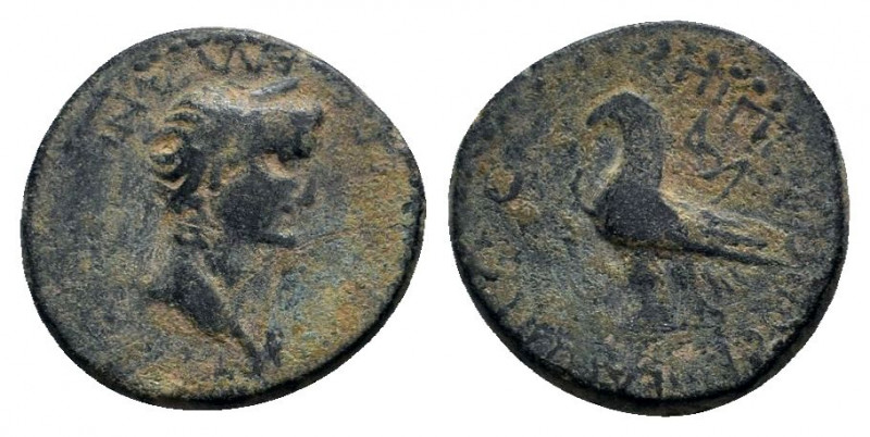 PHRYGIA. Amorium. Claudius (41-54). Ae. Pedon and Katon, magistrates.

Obv: ΤΙ K...