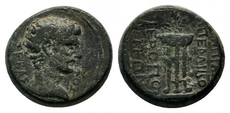PHRYGIA. Hierapolis. Augustus (27 BC-14 AD). Ae. Papias Apellidou, magistrate.

...