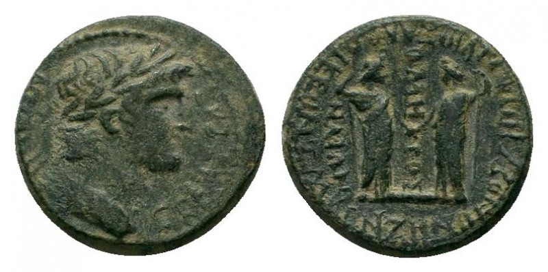 PHRYGIA. Laodicea ad Lycum. Nero (54-68). Ae. Anto- Zenon, son of Zenon, magistr...