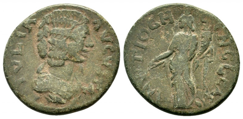 PISIDIA. Antiochia. Julia Domna (193-217). Ae.IVLIA AVGVSTA, Draped bust right /...