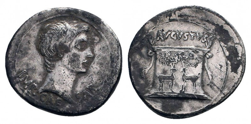 AUGUSTUS (27 BC-14 AD). Cistophorus. Ephesus.

Obv: IMP CAESAR.
Bare head rig...