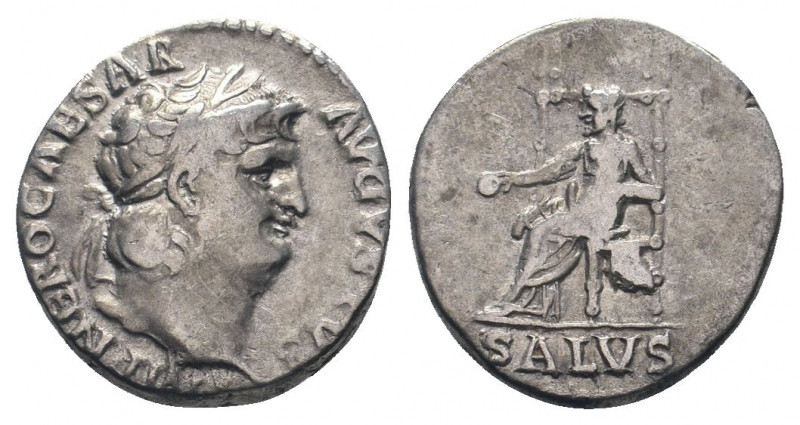 NERO.54 - 68 AD.Rome Mint.AR Denarius.IMP NERO CAESAR AVGVSTVS, laureate head ri...