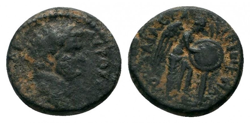 JUDEA. Roman Administration. Vespasian ( 69-79 AD). Caesarea Maritima.
Obv: Lau...