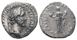 ANTONINUS PIUS (138-161). Denarius. Rome.

Obv : ANTONINVS AVG PIVS P P TR P XXI.
 Head of Antoninus Pius, laureate, right.

Rev : FELICITATI AVG COS ...
