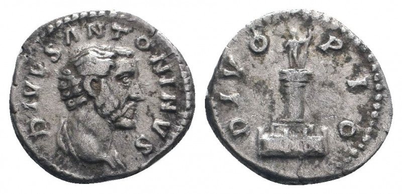 DIVUS ANTONINUS PIUS (Died 161). Denarius. Rome.

Obv: DIVVS ANTONINVS.
Barehead...