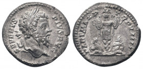 SEPTIMIUS SEVERUS. (193-211 AD). Denarius. Rome.

Obv : SEVERVS PIVS AVG.
Head of Septimius Severus, laureate, right.

Rev : PART MAX P M TR P VIIII.
...