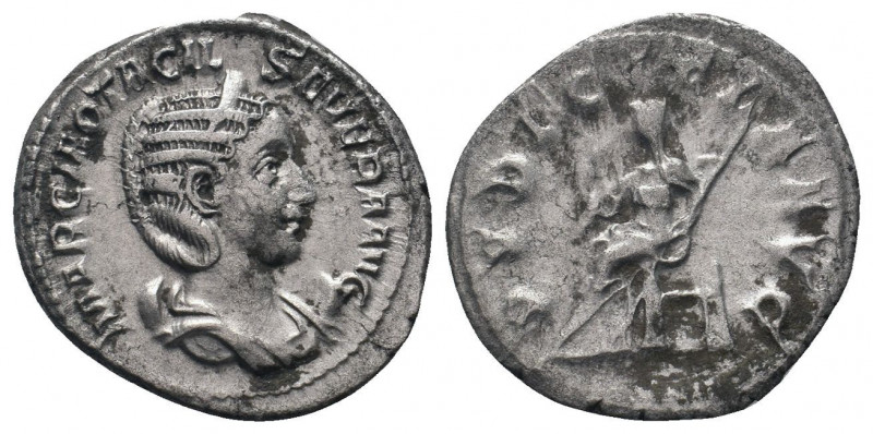OTACILIA SEVERA (Augusta, 244-249). Antoninianus. Rome.MARCIA OTACIL SEVERA AVG,...