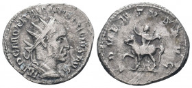 TRAJANUS DECIUS (249-251). Antoninianus. Rome.

Obv : IMP C M Q TRAIANVS DECIVS AVG.
Bust of Trajan Decius, radiate, draped, cuirassed, right.

Rev : ...