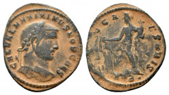 MAXIMINUS II (310-313). Follis.Heraclea.

GAL VAL MAXIMINVS NOB CAES. Head of Maximinus Daia, laureate, right. / GENIO CA-ESARIS.Genius, wearing modiu...