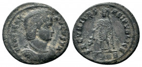 HELENA (Augusta, 324-329). Follis. Heraclea.

Obv: FL HELENA AVGVSTA.
Diademed and draped bust right.
Rev: SECVRITAS REI PVBLICE / SMH B.
Securitas st...