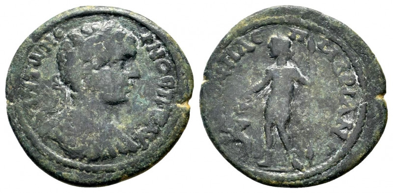 LYDIA.Silandus. Caracalla. (198-217).Ae.Helenus, magistrate. Laureate, draped, a...