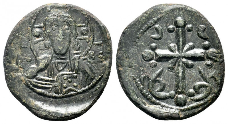 NICEPHORUS III. 1078-1081 AD.Class I Anonymous follis. IC XC to left and right o...