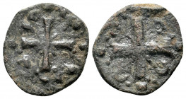 CRUSADERS. Antioch. Anonymous. Follis. (Circa 1120-1140). 

Obv: IC - XC / NI - KA within the angles of cross pommée . 
Rev: IC - XC / NI - KA within ...
