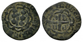 CRUSADERS. Frankish Greece. Lesbos. Francis II Gattilusio. (1384-1403). Mytilene mint. 

Obv: Gattilusio coat-of-arms within ornate octolobe. 
Rev: Vo...