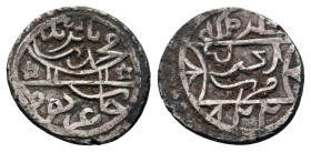 OTTOMAN. Mehmed I.(1413 - 1421 AD).Akce.Edirne.822 AH.

Obv : Arabic legend

Rev : Arabic legend.
Damali S. 227: 5-ED-G2-822.

Condition : Good very f...