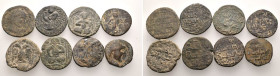 8 ancient coins.SOLD AS SEEN. NO RETURN.