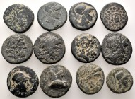 12 Ancient coins.SOLD AS SEEN. NO RETURN.
