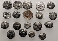 19 Silver ancient coins.SOLD AS SEEN. NO RETURN.