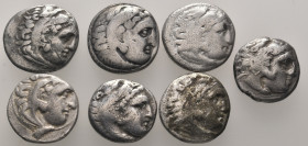 7 SilveraAncient coins.SOLD AS SEEN. NO RETURN.