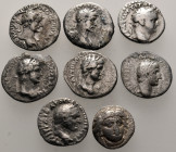 8 Silver ancient coins.SOLD AS SEEN. NO RETURN.