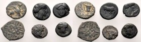 6 Ancient coins.SOLD AS SEEN. NO RETURN.
